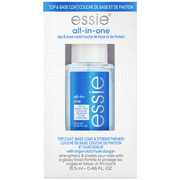 essie Hard to Resist Vegan Nail Strengthener Treatment, Clear, 0.46 fl oz Bottle