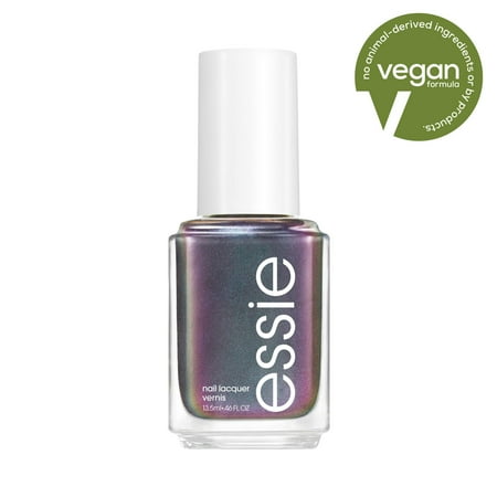 essie Nail Polish, For the Twill Of It, Gray Shimmer, 0.46 fl oz Bottle