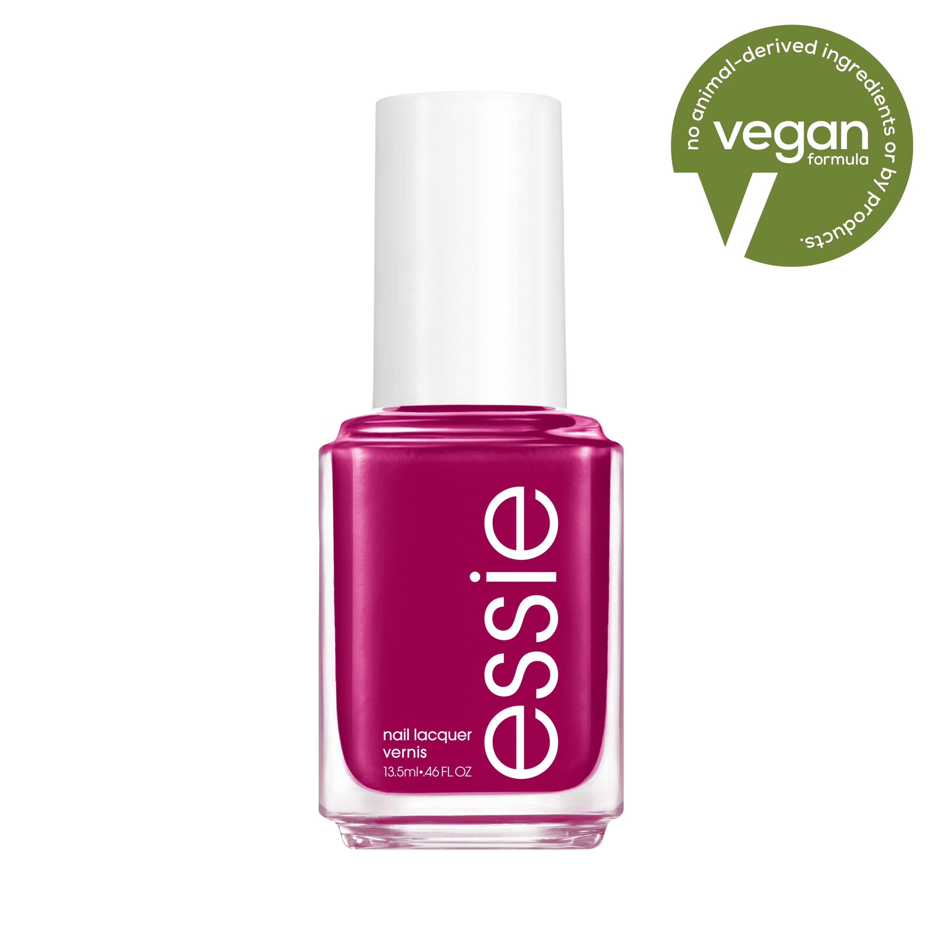 essie Salon Quality 8 Free Vegan Nail Polish, Flowerista, 0.46 fl oz Bottle