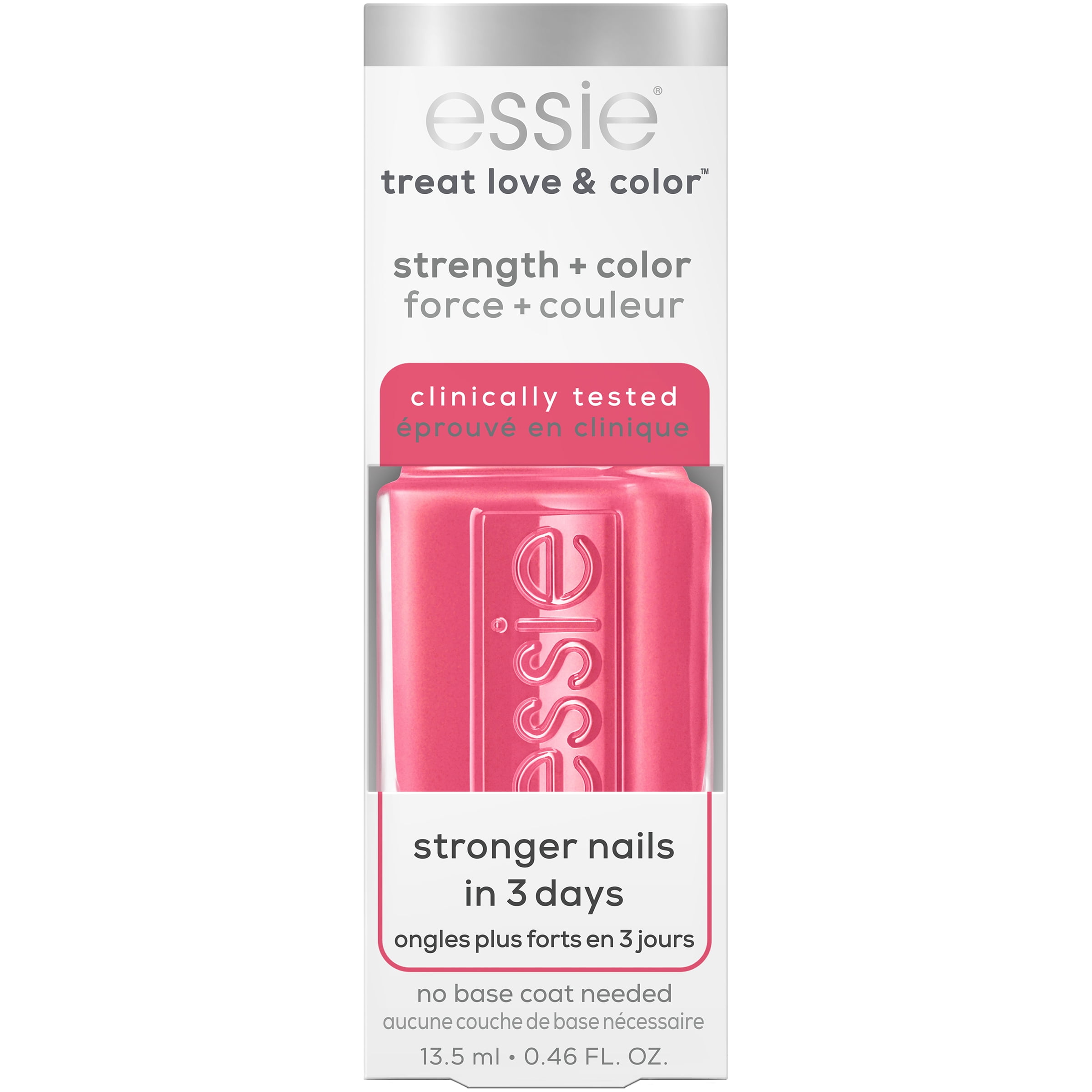 loving strengthener, color treat essie finish) & love (shimmer polish & FO nail 0.46 hue