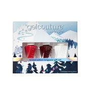 essie gel couture, Long-Lasting Nail Polish, 8-Free Vegan, 3 Piece Holiday Longwear Nail Polish Set, The essie Express: Reds That Shine, 1 Kit