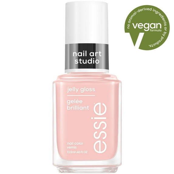 Essie salon-quality nail polish, vegan, boho rodeo, jelly gloss, charm to stable, 0.46 fl oz