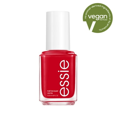 essie salon-quality nail polish, vegan, rich cherry red, Not Red-Y For Bed, 0.46 fl oz