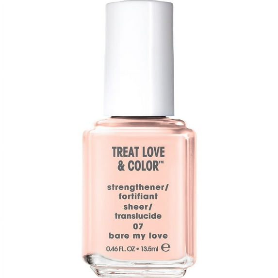essie treat love & color nail polish & strengthener, bare my love, 0.46 fl. oz.