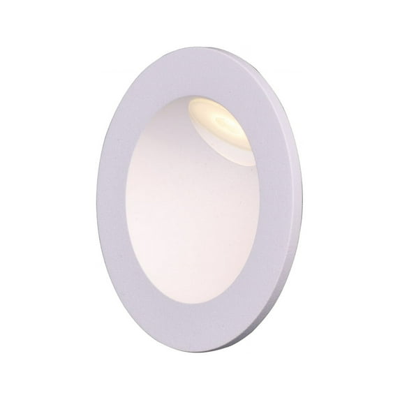 et2 e41404-wt alumilux led outdoor wall sconce, white finish, glass, pcb led bulb, 50w max., dry safety rated, shade material, 156 rated lumens