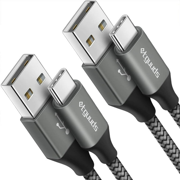 Cable USB de 3.2 pies, [3.2 pies], cargador tipo C, cable USB A a tipo C,  cable de carga rápida para Samsung Galaxy S20 S10 Otros cargador USB C