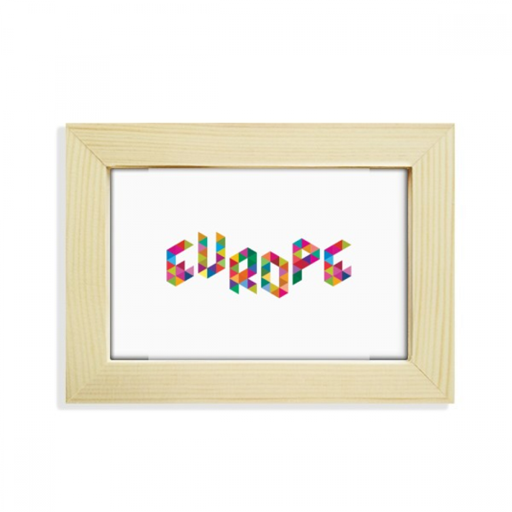 eu characters continent desktop decorate photo frame picture art painting 5x7 inch