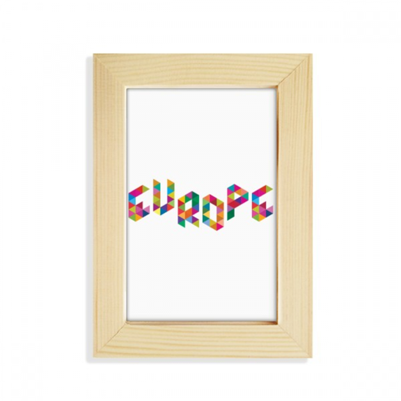 eu characters continent desktop display photo frame picture art painting 5x7 inch