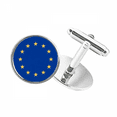 thumbnail image 1 of eu national flag eu country round button cuff clip stud cufflinks, 1 of 4