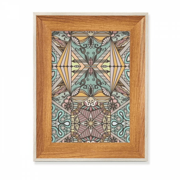 eu rococo style lines pattern desktop wooden photo frame display picture art painting multiple sets