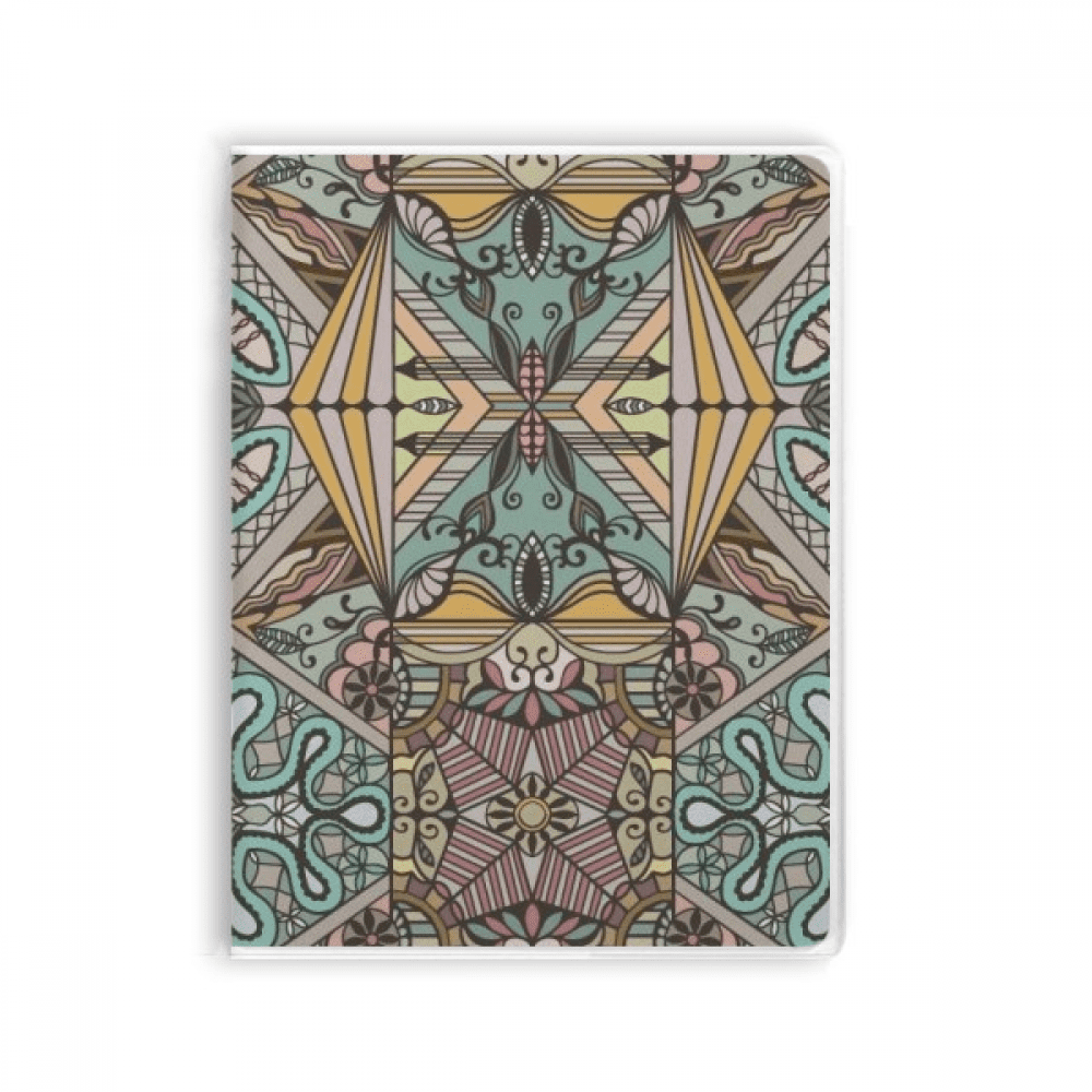 eu rococo style lines pattern notebook gum cover diary soft cover ...