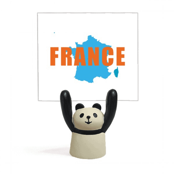euan map tower france Memo Holder Cartoon Animal Panda Stand Decoration