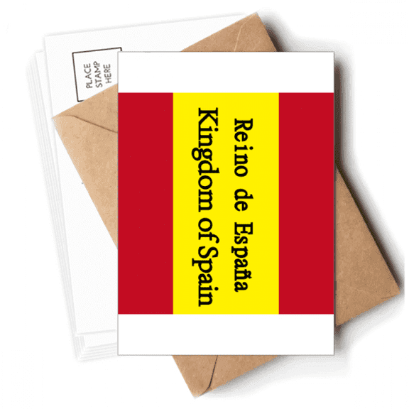 euan spain country text english Postcards Envelopes Blank Note Cards Mailing