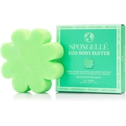 SPONGELL  Eco Body Buffer, Body Wash Infused Bath Sponge, Eucalyptus Mint, 3 oz