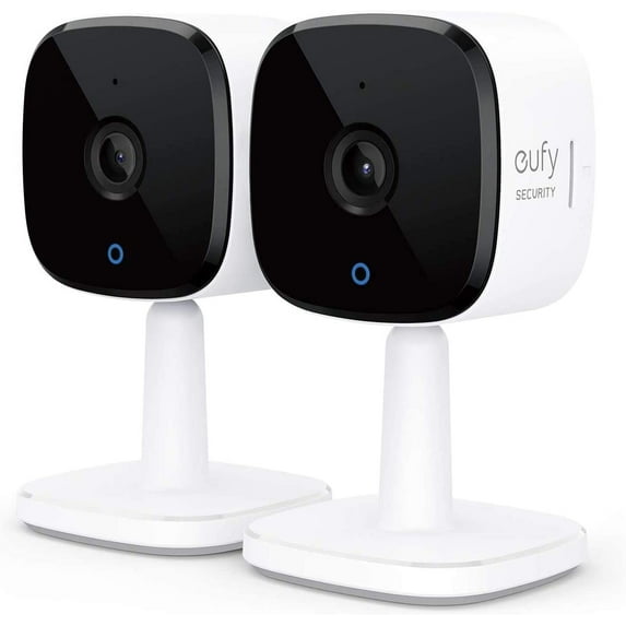 eufy 2K WiFi Security Indoor Camera,2-Way Audio,Night Vision,Solo IndoorCam C24 2-Cam Kit