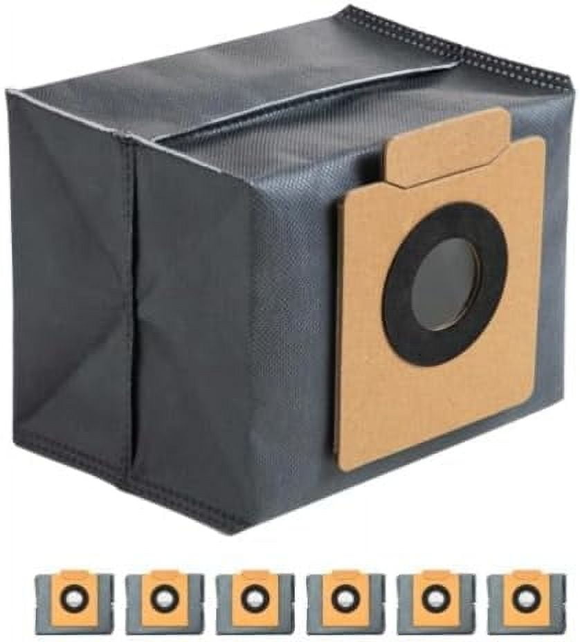eufy 6-Pack Large Capacity Dust Bags Compatible with eufy X8 Pro with Self-Empty Station