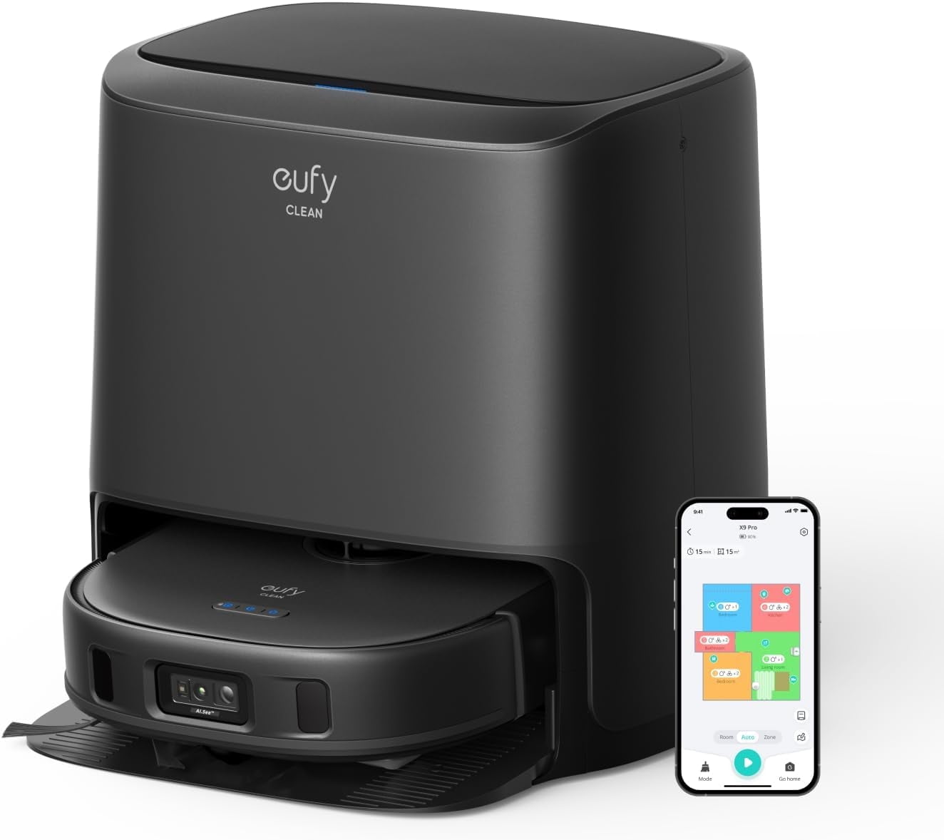 Eufy Clean X9 Pro Robot Cleaner with MopMaster, Dual Mops Eufy Clean X9 Pro Robot Cleaner with MopMaster, Dual Mops
