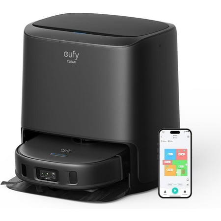 product image of eufy Clean X9 Pro CleanerBot with MopMaster Adaptive Pressure Cleaning, 2 Rotating Mops, Carpet Detection with 12 mm Auto-Lifting Mops, Auto-Clean Station, 5,500 Pa Suction, and AI Obstacle Avoidance