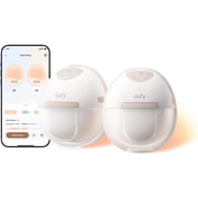 eufy Heated Wearable Breast Pump E20, 3 Heat Levels, Hands-Free Breast Pump with Innovative HeatFlow , Optimized Rhythm via App, Hospital-Grade Suction, Leakproof, Ultra-Slim and Quiet for in-Bra Use