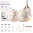 thumbnail image 1 of eufy Heated Wearable Breast Pump S1 with Milk Storage Bag, Hands-Free Breast Pump with Industry-Leading HeatFlow™ Tech, App-Controlled OptiRhythm™, Hospital-Grade Suction, Leakproof and Ultra-Quiet, 1 of 9