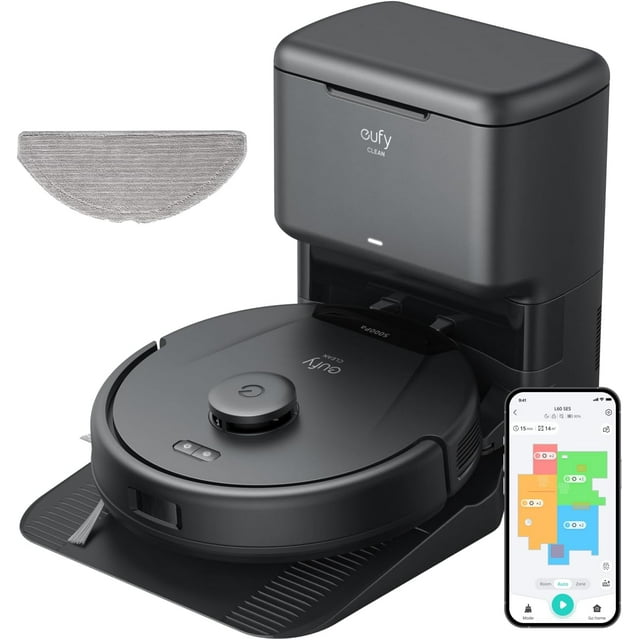 eufy L60 Hybrid RoboVac, Self Empty Station, Hair Detangling, 60 Days