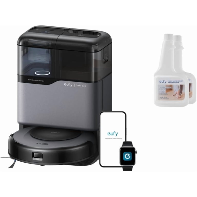 eufy, Robot Vacuum and Mop Combo, Omni C20, All-in-One Station