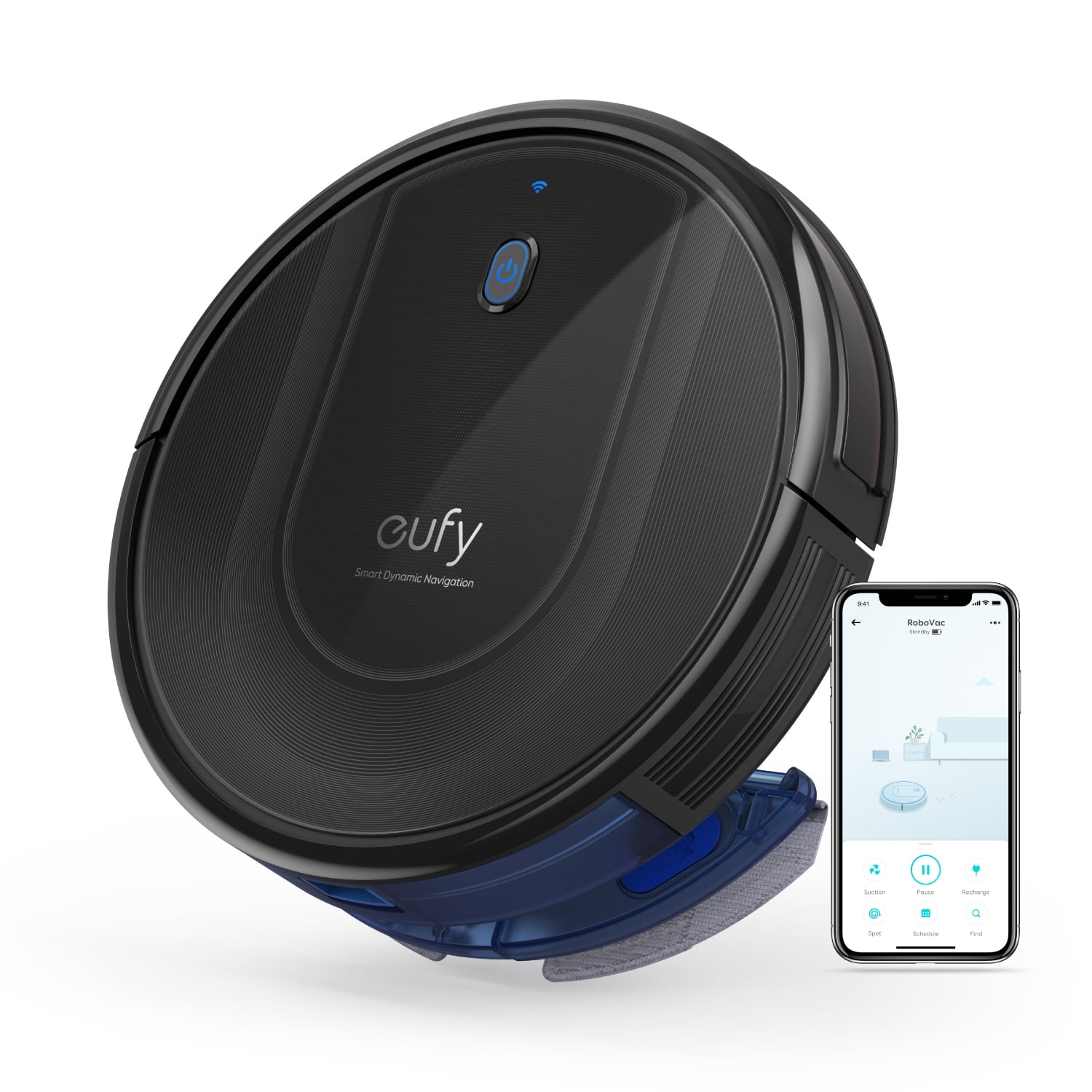 Eufy by Anker, RoboVac Replacement Washable Mopping Cloth,RoboVac G10 Hybrid,G30 Hybrid Accessory