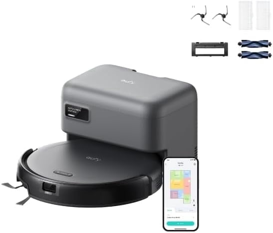 eufy Robot Vacuum C10 with Self Emptying, 8 Weeks Hands Free