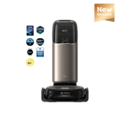 eufy Robot Vacuum and Mop Combo Omni S2, 30,000 Pa Fade-Free Suction, 5-Layer Filtration, 99.99% Germ Removal, HydroJet  2.0 Always Self-Cleaning Roller Mop