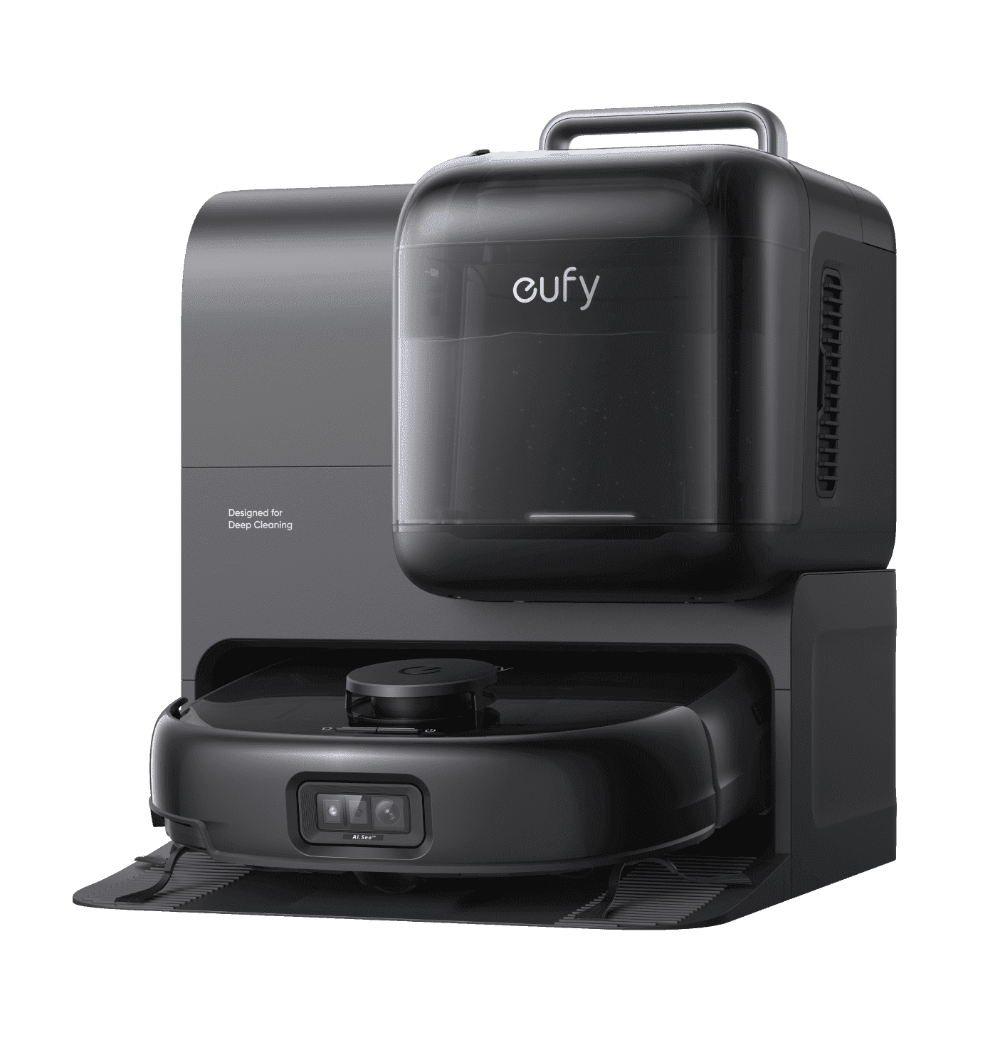 【新品】Eufy Robot Vacuum Omni E25 ブラック eufy E25 | HydroJet™ Robot with All-in-One Cleaning Station - eufy US