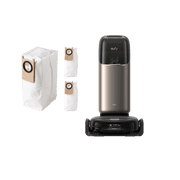 eufy Robot Vacuum Omni S2 Mop Combo and dust bags, 99.99% Germ Removal, 30,000 Pa Fade-Free Suction, 5-Layer Filtration, 68-Days Self Emptying, Fragrance Diffuser