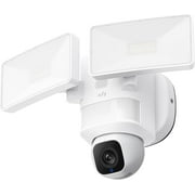 eufy Security Floodlight Camera E30, Security Camera Outdoor, 360  Pan and Tilt, AI Detection and Tracking, 2K Video, 2.4GHz Wi-Fi, 2,000 Lumens, Custom Voice and Light Alerts, 24/7 Recording