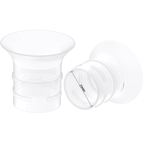 eufy Security Original 21mm Sizing Inserts (2-Pack) for Wearable Breast Pump S1/S1 Pro/E10/E20, Silicone Sizing Inserts, Easy to Install and Use, Comfortable and Precise Fit for Better Suction