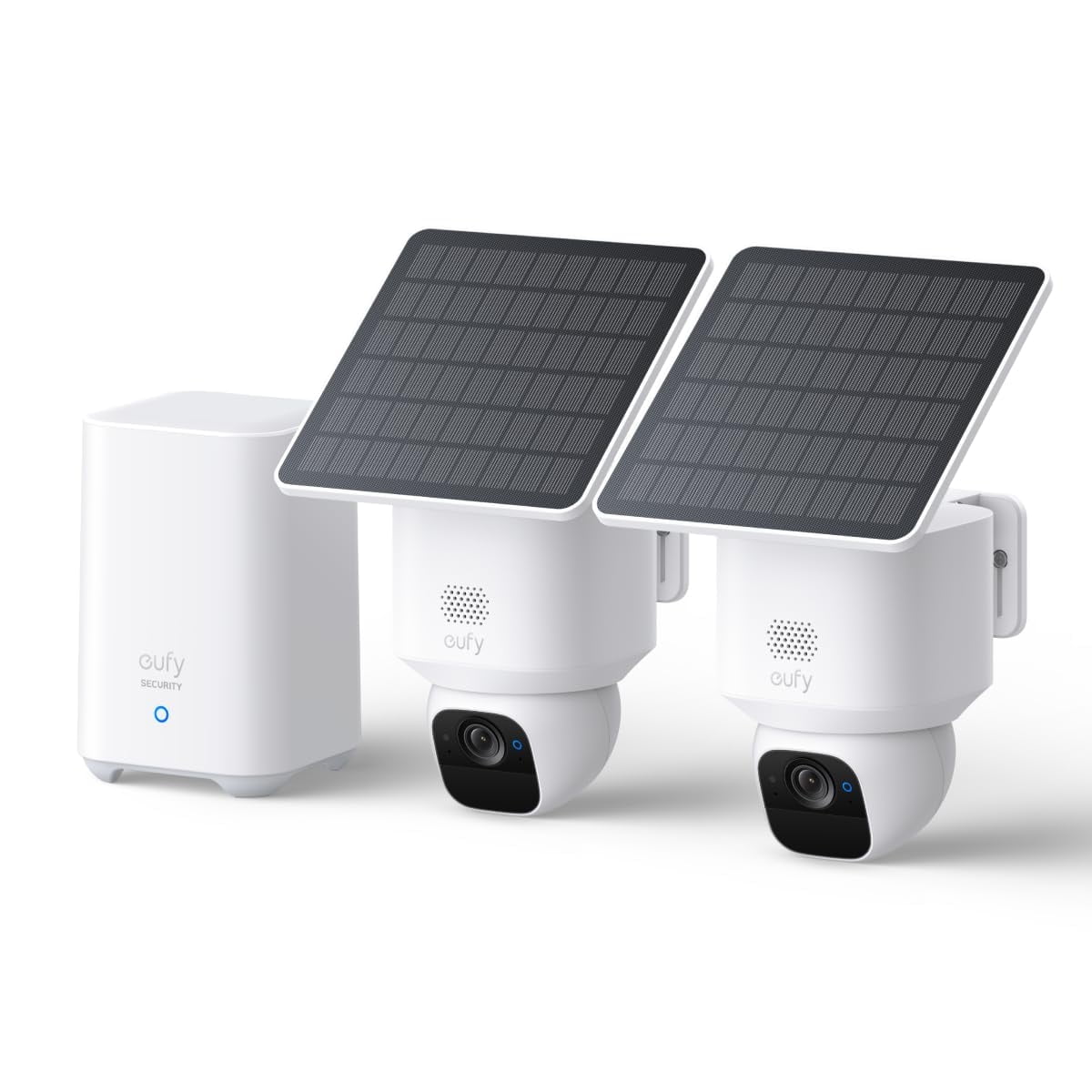 eufy Security SoloCam E30, 2-Cam Kit with HomeBase 2, 2K Clarity