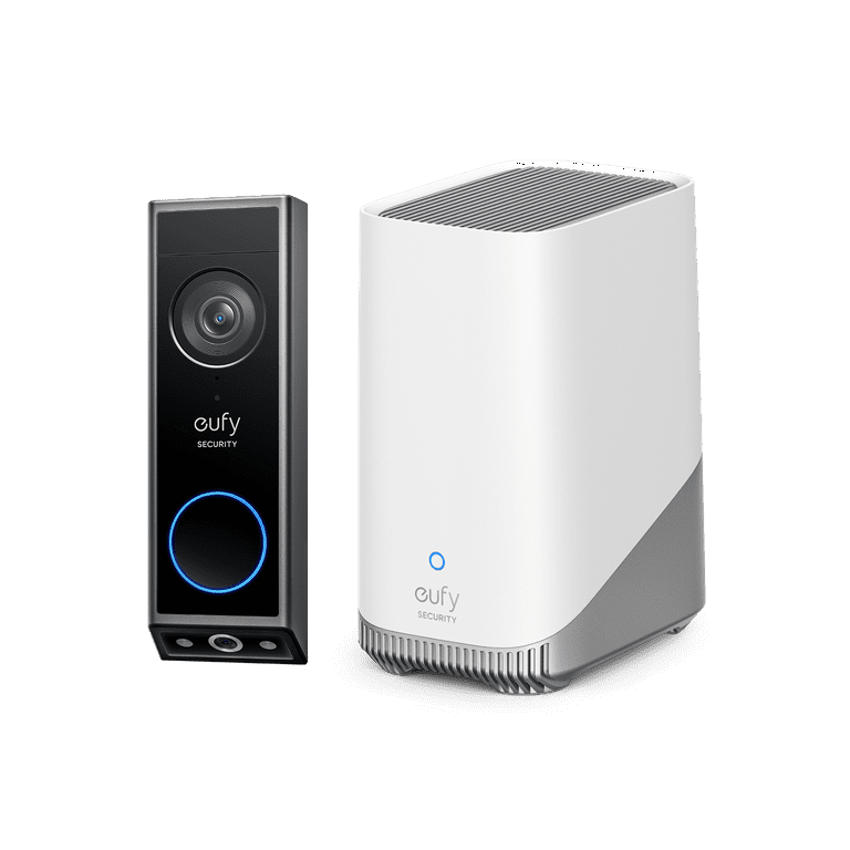 eufy Security Video Doorbell E340, 2K Camera, Wired or Battery