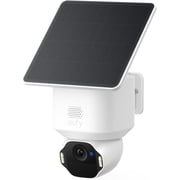 eufy SoloCam E42, 4K Security Camera Wireless Outdoor, Solar Powered, AI Motion Tracking, Strobe Light, Pan & Tilt, Facial Recognition, Up to 16 TB, Smart Home Compatible