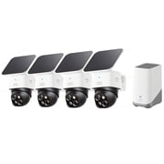 eufy SoloCam S340 4-Pack with HomeBase 3, 360  Surveillance, No Monthly Fee