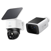 eufy SoloCam S340 with S220, Wireless Security Camera Outdoor, No Monthly Fee