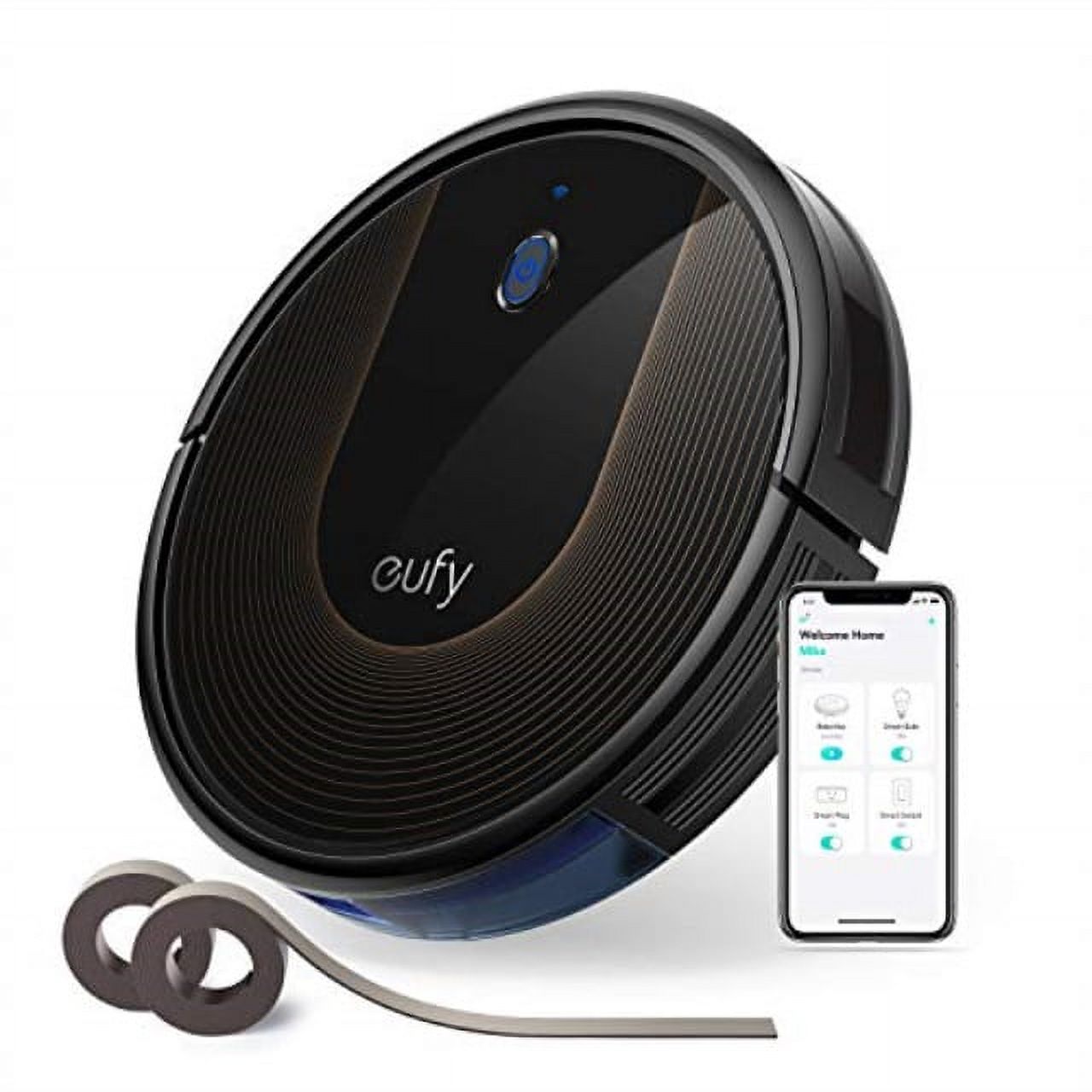 eufy [boostiq] robovac 30c, robot vacuum cleaner, wi-fi, super-thin, 1500pa suction, boundary strips included, quiet, self-charging robotic vacuum cleaner, cleans hard floors to medium-pile carpets - image 1 of 6