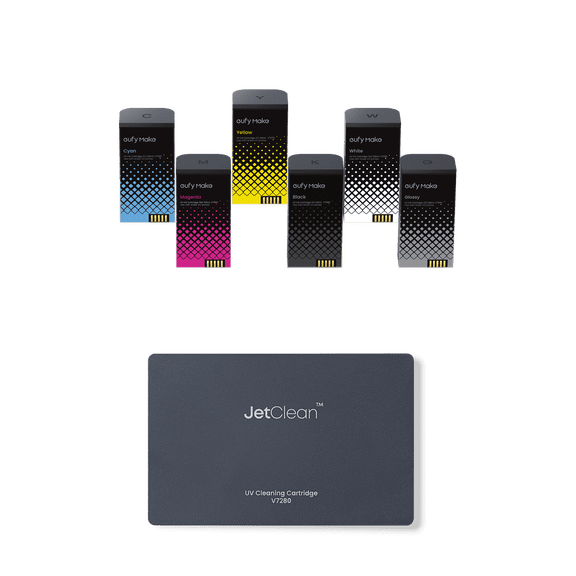 eufyMake Ink and Cleaning Cartridge Kit for UV Printer E1