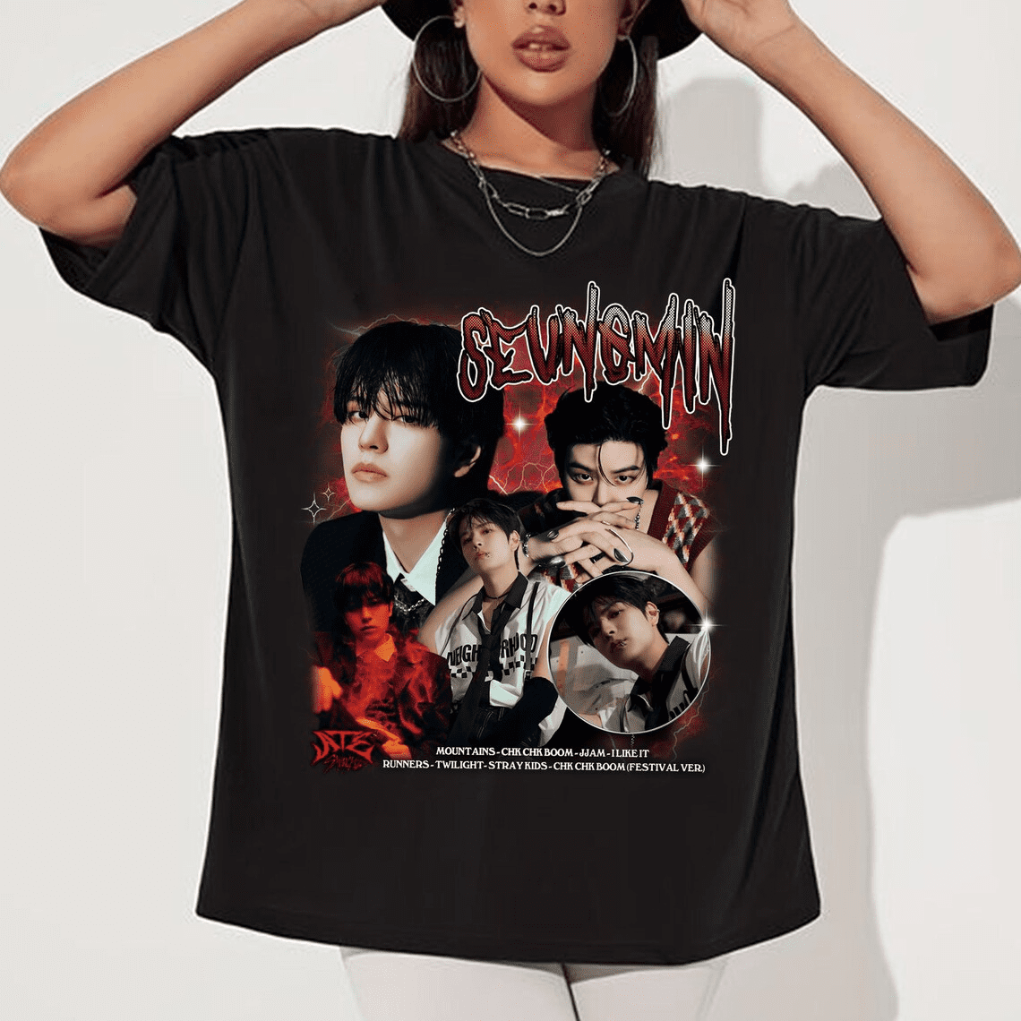 Eungmin Shirt Stray Kids ATE Album Tshirt DominATE Tour 2025 Bang Chan eungmin-shirt-stray-kids-ate-album-tshirt-dominate-tour-2025-bang-chan