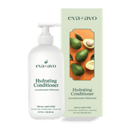 eva+avo Sulfate Free Conditioner with Avocado Oil, Pump Bottle, 8 fl oz