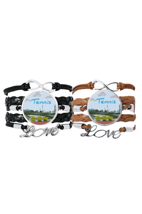 events long running bracelet hand strap leather wristband double set