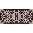 thumbnail image 1 of evergreen flag sassafras filigree monogram embossed switch mat insert, 1 of 2