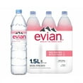 thumbnail image 1 of evian Natural Spring Water, 1.5 L bottles, 6 pack, 1 of 13