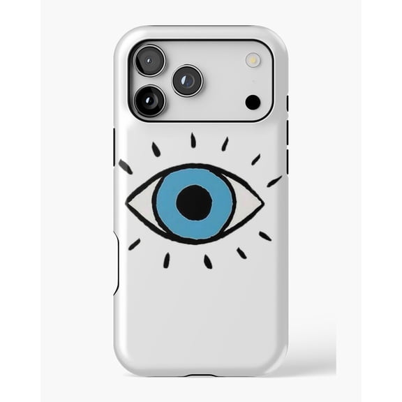 evil eye H976 Premium Durable Case for iPhone 17 16 15 14 13 12 11 Pro Max – Unisex Style