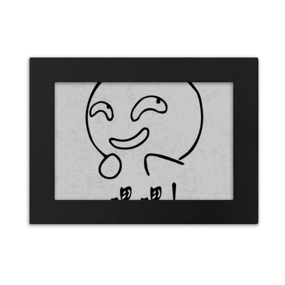evil laugh black cute chat fcartoon desktop photo frame ornaments picture art painting