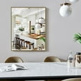thumbnail image 1 of eviva  Gold 24" x 30" Rectangular Gold Metal Framed Mirror, 1 of 13