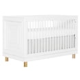 thumbnail image 1 of evolur Art Deco Crib in White/Gold, 1 of 6