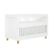 evolur Art Deco Crib in White/Gold